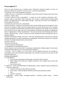 Praworządność - wykład 2 semestr