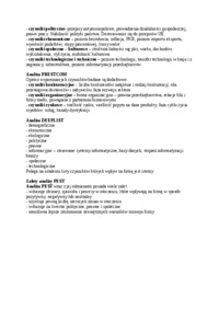 Wykład - etapy analizy strategicznej, sem IV