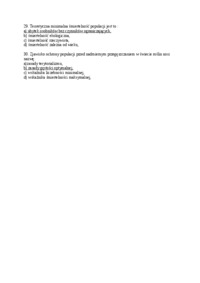 Ekologia - egzamin, sem V - ekotyp