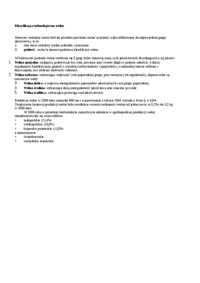 Klasyfikacja technologiczna wełny - wykład, sem IV