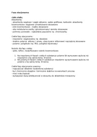 Faza stacjonarna, sem V