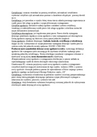 Certyfikacja, sem 6