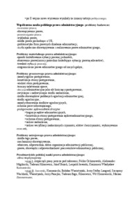 Nauki prawa administracyjnego - omówienie (I sem)