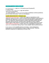 Rozporządzenie z mocą ustawy - omówienie(I sem)