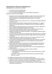 Sprawy gospodarcze - omówienie