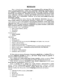 epoki literackie i gatunki