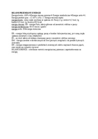 Trawienie poligastryczne- bilans przemiany energii - wykład, sem IV