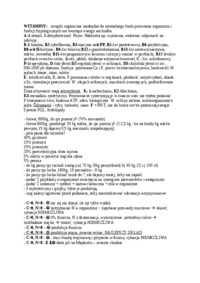 Wykład - witaminy, sem IV