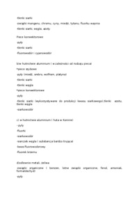 Antropogeniczne  rodzaje zanieczyszczeń Górnictwo Elektrownie, elektrociepłownie Hutnictwo  Przemysł materiałów budowlanych i produkcja cementu Transport