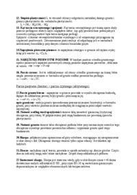 Geoinżynieria    Grunt budowlany  Gęstość (właściwa Ciężar objętościowy Gęstość objętościowa szkieletu gruntowego