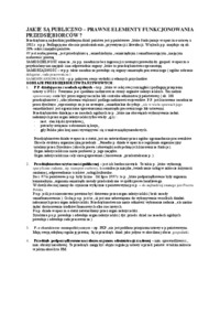 Prawne elementy funkcjonowania przedsiębiorstwa - wykład