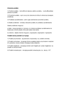 Finanse i bankowość -  Podatki