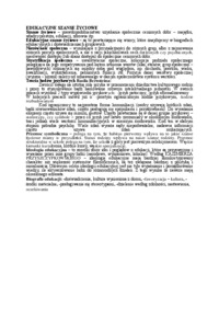 Edukacyjne szanse życiowe IISem