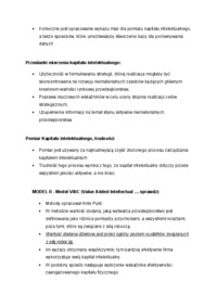 Kapitał intelektualny - wykład 10, (sem IV)