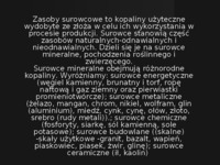 Baza zasobowa i produkcja surowców mineralnych w krajach Europy