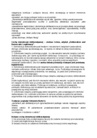 Współczesne teorie demokracji - wykład