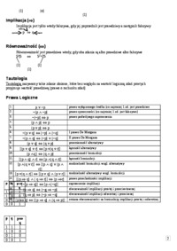 Logika - zdanie logiczne