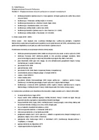 Międzynarodowe stosunki polityczne w czasach nowożytnych - wykład