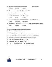 Przykładowe Kolokwium - angielski