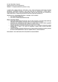 Umiędzynarodowienie produkcji i uslug - wykład