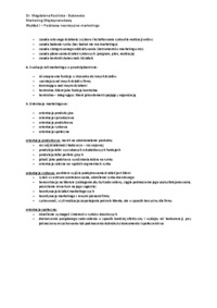 Podstawy teoretyczne marketingu - wykład