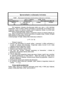 :  Wyznaczanie temperatury wrzenia wody w zależności od ciśnienia - sprawozdanie   
