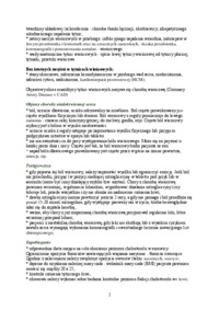 Choroba niedokrwienna serca - wykład