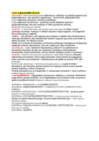 typy więzi - omówienie