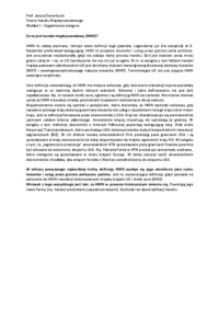 Zagadnienia wstępne z teorii handlu międzynarodowego - wykład