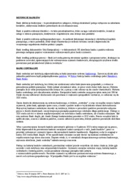bank centralny - historia powstania, rola