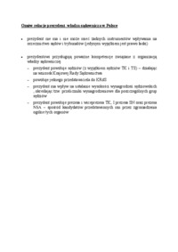 Omów relacje prezydent władza sądownicza w Polsce - omówienie