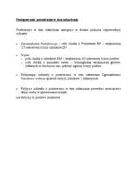 Postępowanie postawienie w stan oskarżenia - omówienie