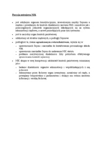 Pozycja ustrojowa NIK - omówienie