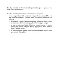 procedura powoływania Rady Ministrów - omówienie