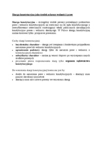 Skarga konstytucyjna  - omówienie