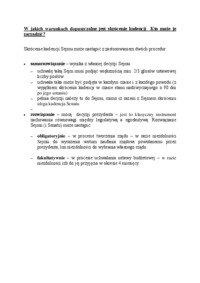 Skrócenie kadencji  - omówienie