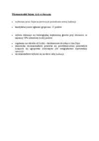 Wicemarszałek Sejmu - tryb wybierania