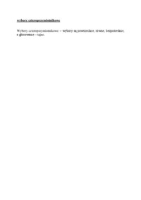 wybory czteroprzymiotnikowe - omówienie
