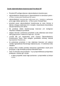 Zasady odpowiedzialności konstytucyjnej Prezydenta RP - wykład