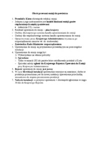 Obrót prawami emisji do powietrza - omówienie