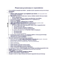 Planowanie przestrzenne w województwie - omówienie