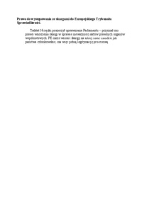 Prawo do występowania ze skargami  - omówienie