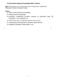 Urząd Komitetu Integracji Europejskiej - omówienie