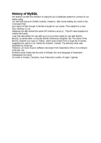 history-of-mysql