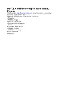 mysql-community-support-at-the-mysql-forums