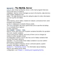 the-mysql-server