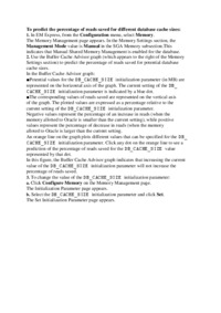 To predict the percentage of reads saved for different database cache sizes