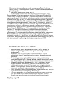 Polityka Regionalna - definicja regionu