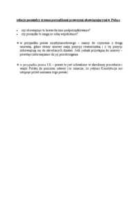 relacje pomiędzy trzema porządkami prawnymi  - omówienie