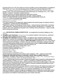 Prawo konstytucyjne - wykład - moc prawna konstytucji